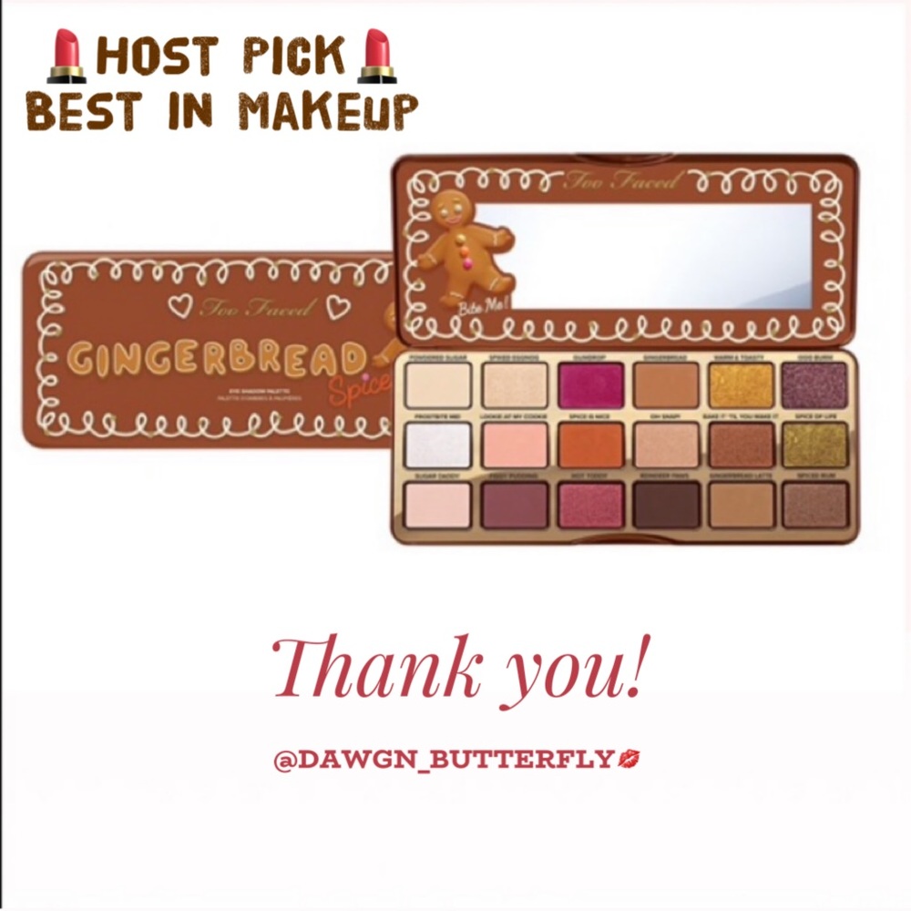 Too Faced | Gingerbread Spice Palette Sold out!